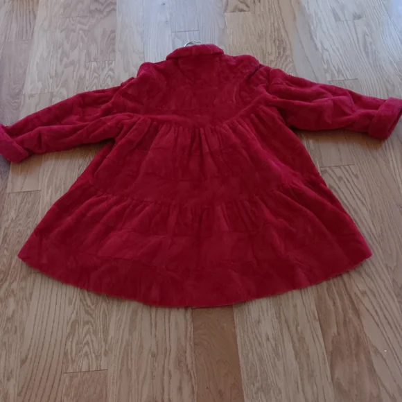RED SHEARED MINK COAT